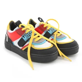 Moschino Black And Multicolor Sneaker For Girls