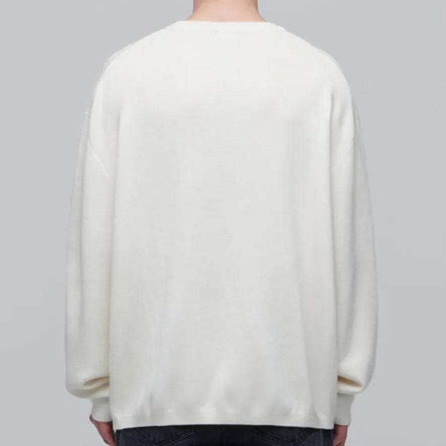 MUSINSA STANDARD  |Crew Neck Wool Nylon Street Style Long Sleeves Plain