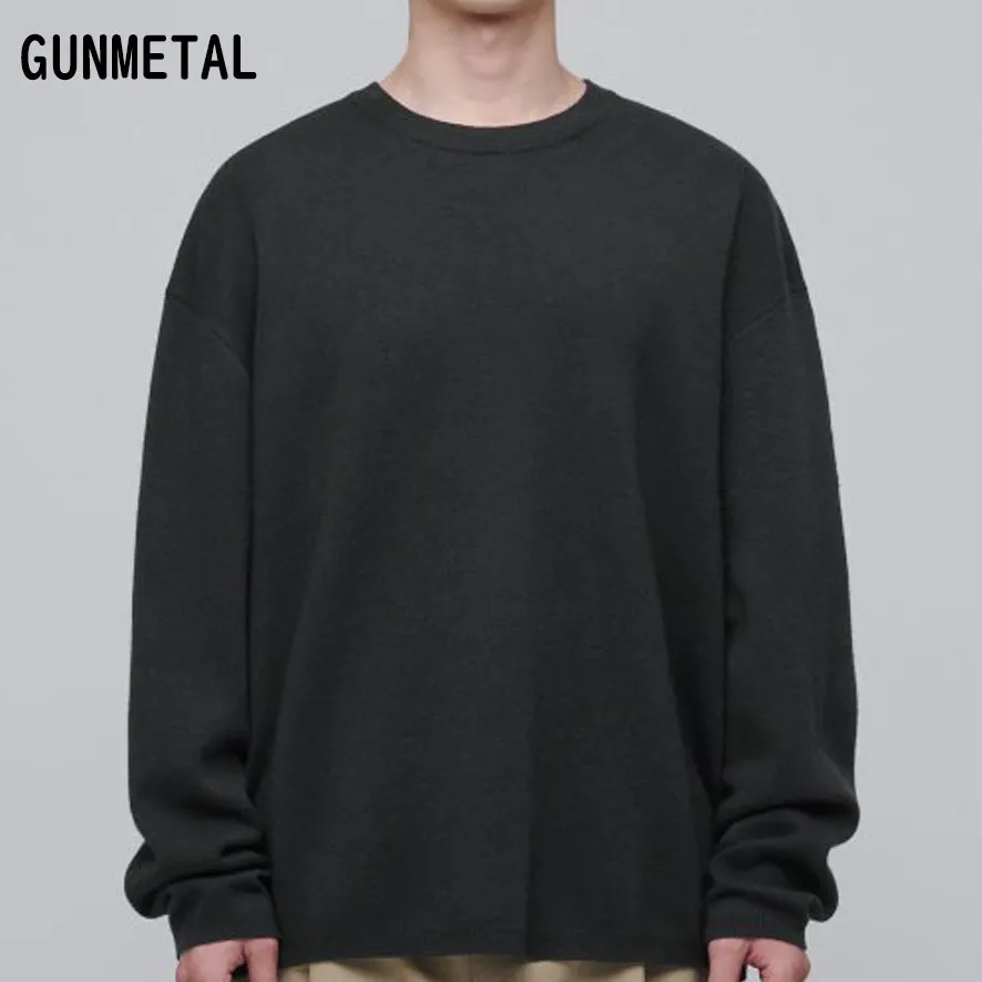 MUSINSA STANDARD  |Crew Neck Wool Nylon Street Style Long Sleeves Plain