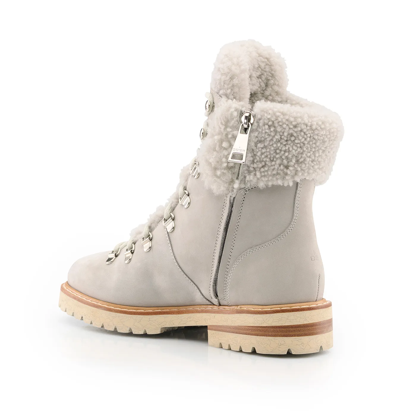 Niseko Suede Grey Shearling Boot