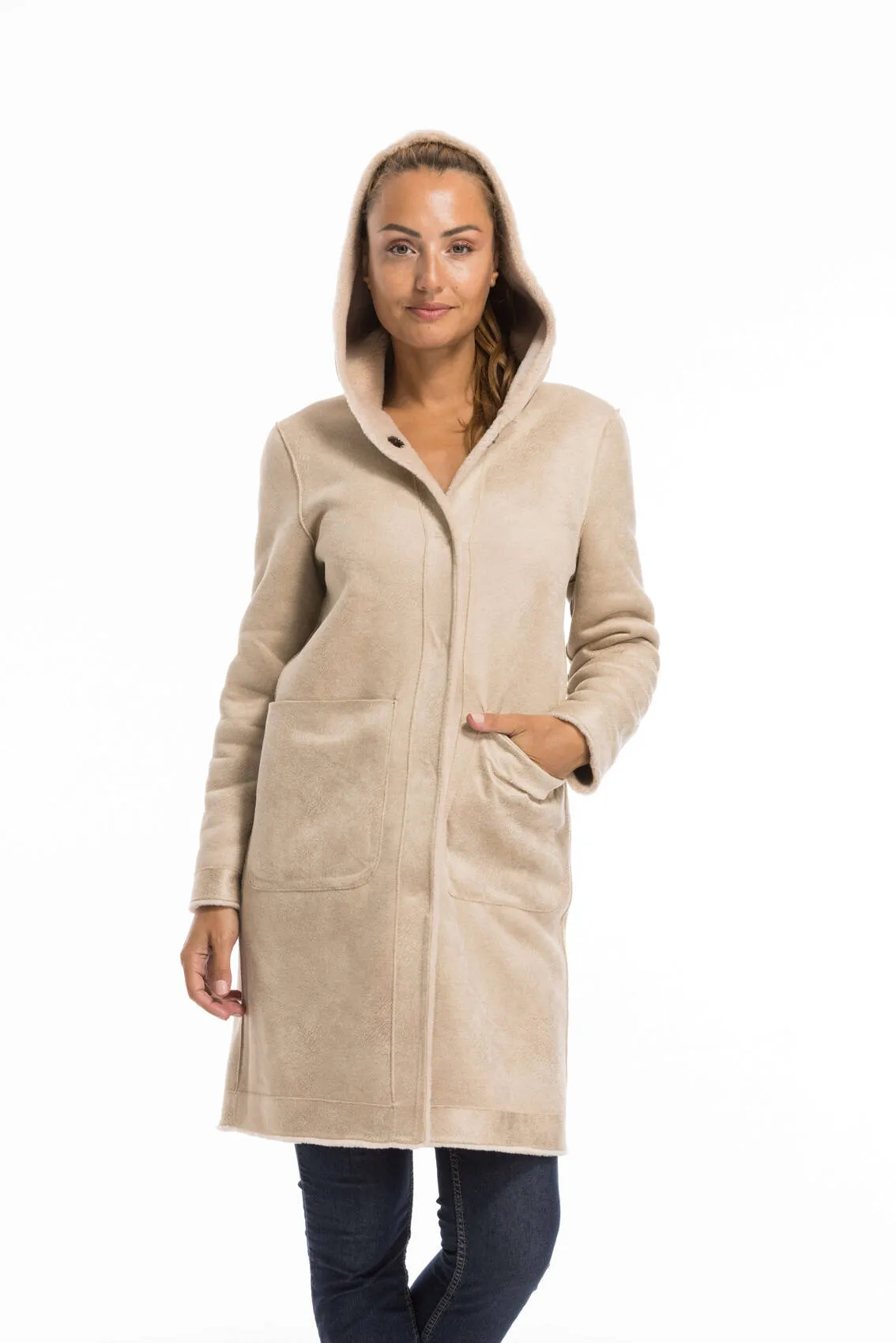 Oakwood coffee women's wool coat 63747