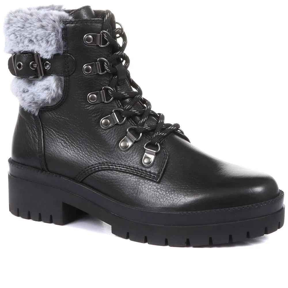 Olga-09 Leather Hiker Boots - SINO34502 / 320 492