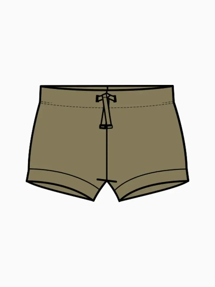 Organic Havana Shorts - Herb