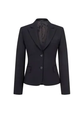 Overseas Station Season Big Chance 8 18 Women s Peaked Lapel Wool Single Jacket Black 270844