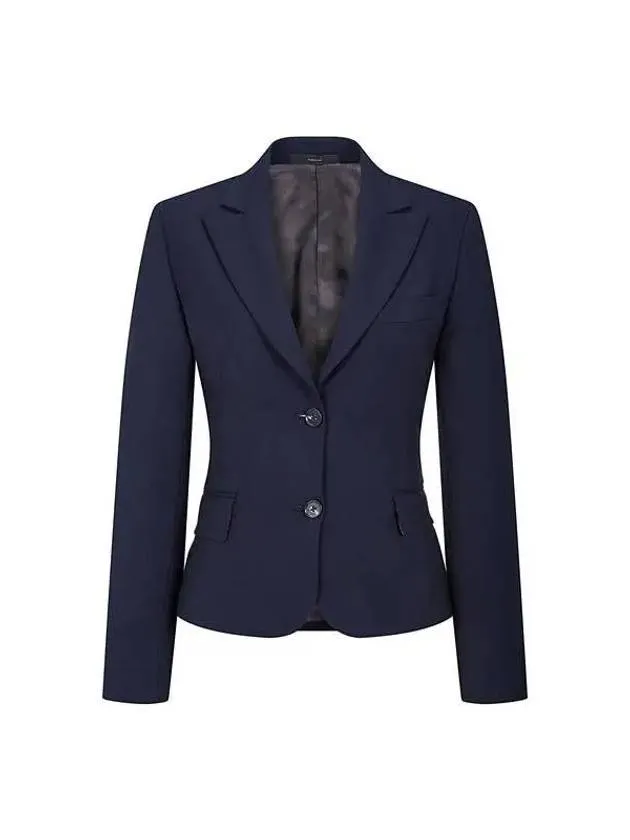 Overseas Station Season Big Chance 8 18 Women s Peaked Lapel Wool Single Jacket Navy 271989