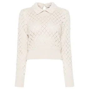 Pearl Pointelle Sweater