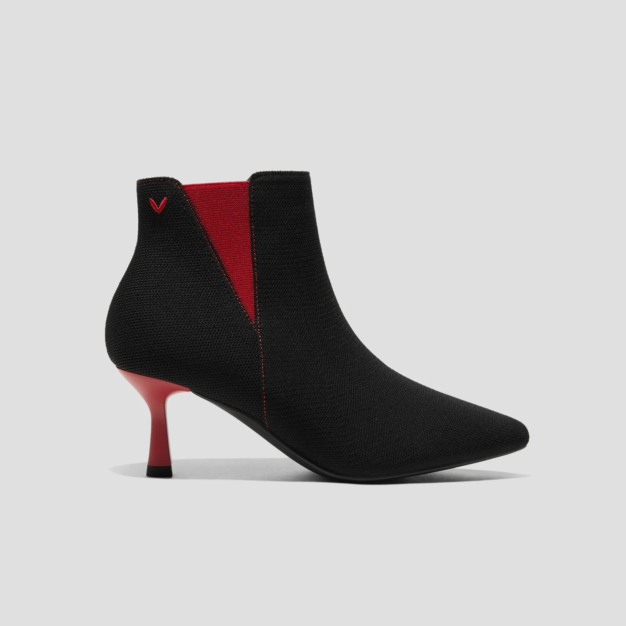   Pointed-Toe Ankle Heel Boots (Alexandra)