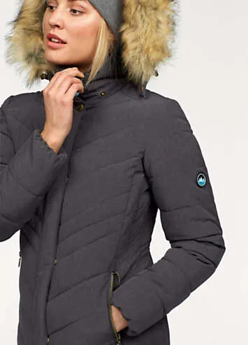 Polarino Quilted Water Repellent Coat | Kaleidoscope