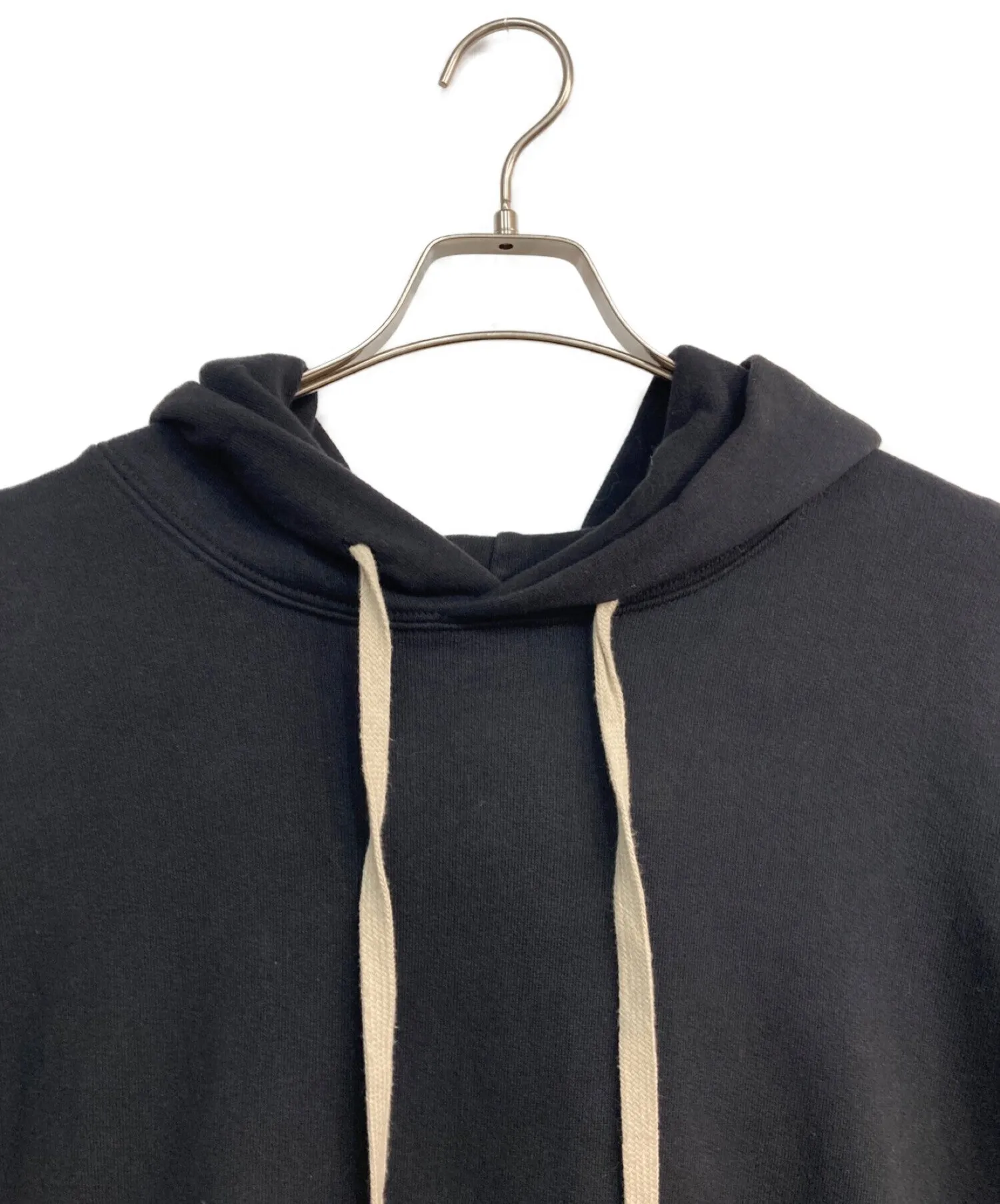 [Pre-owned] RICK OWENS BACK PENTAGRAM HOODY CM20S0015-215232 Black 20SS Back Embroidery CM20S0015-215232