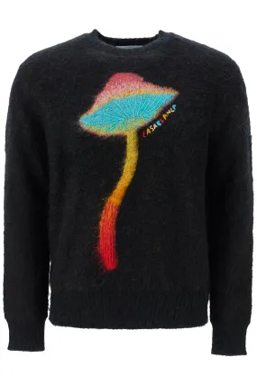 rainbow mushroom sweater