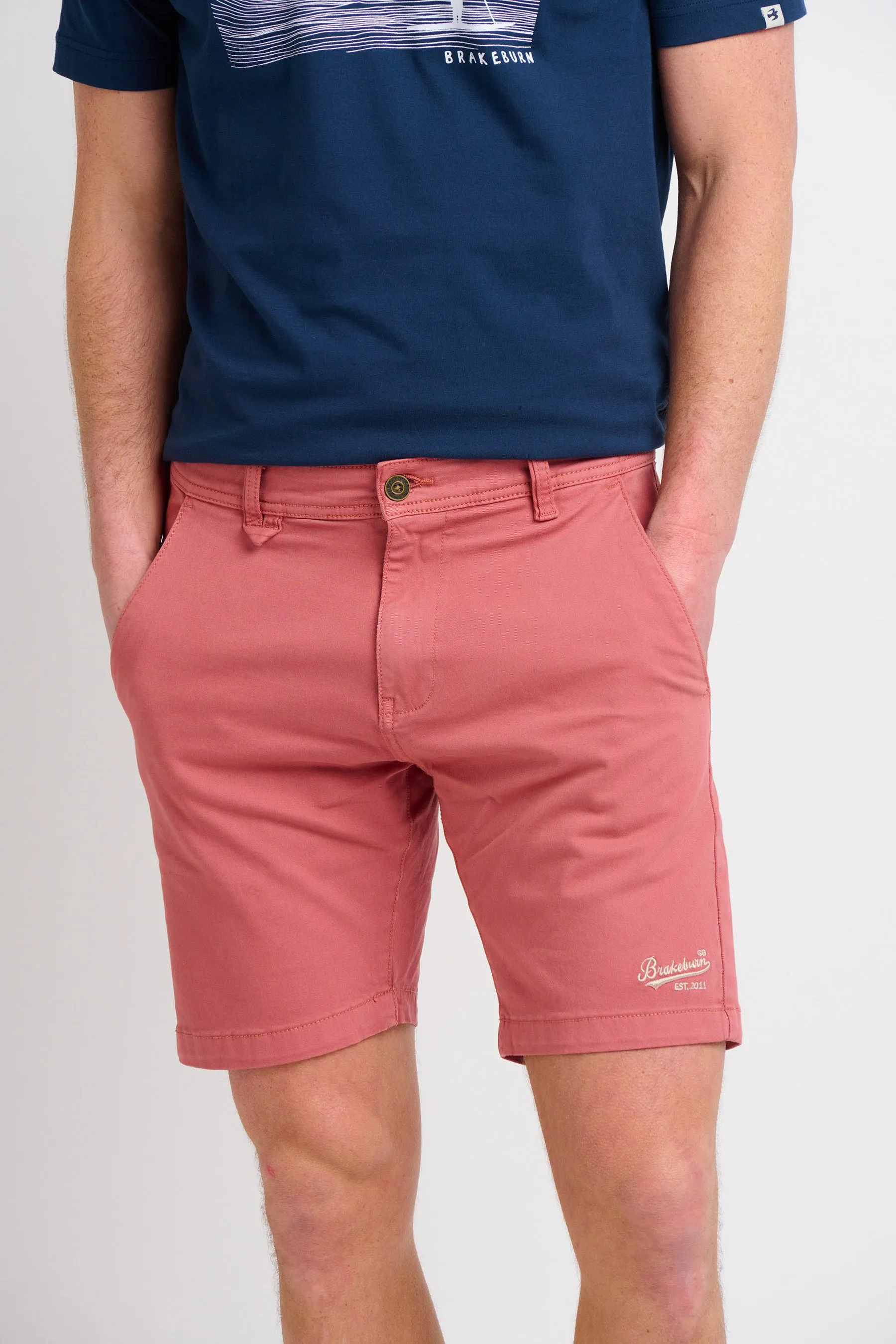 Red Chino Shorts