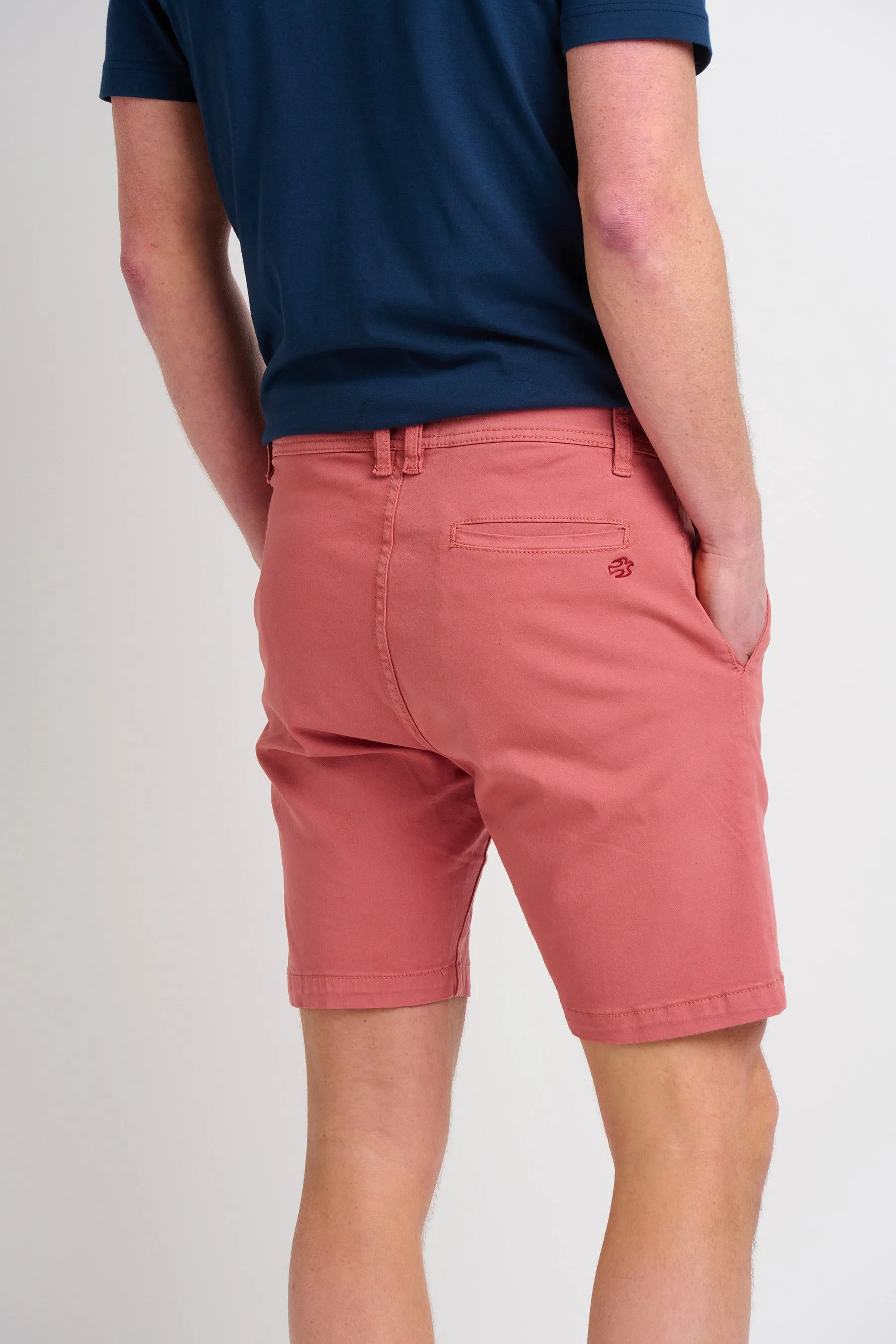 Red Chino Shorts