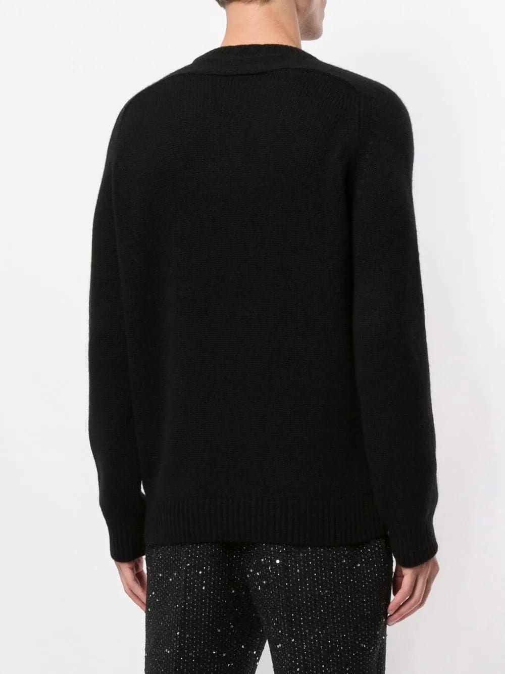 SAINT LAURENT Luxury Cashmere Round Neck Sweater