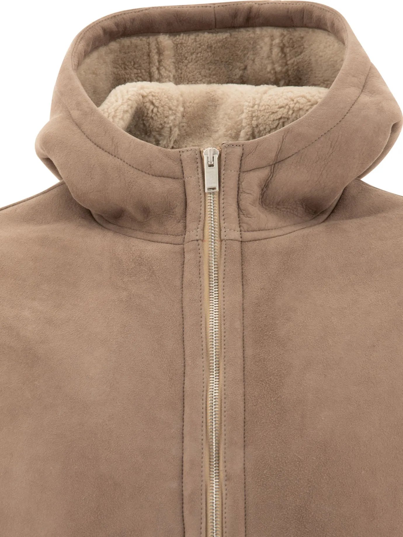 Shearling Jacket Jackets Beige