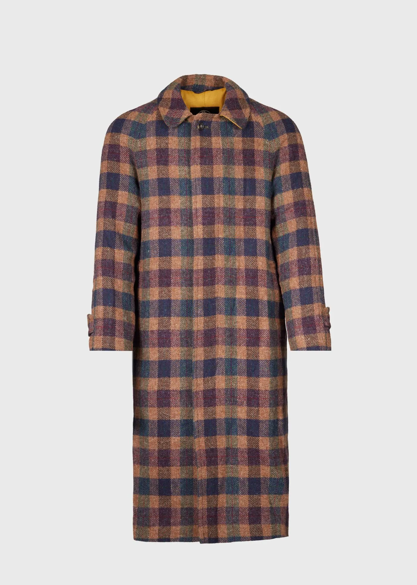 Shetland Wool A-Line Coat