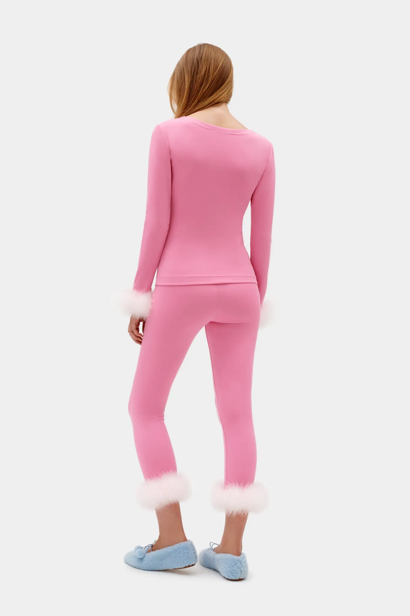 Sleeper - Weekend Chic Set with Leggings - Pink