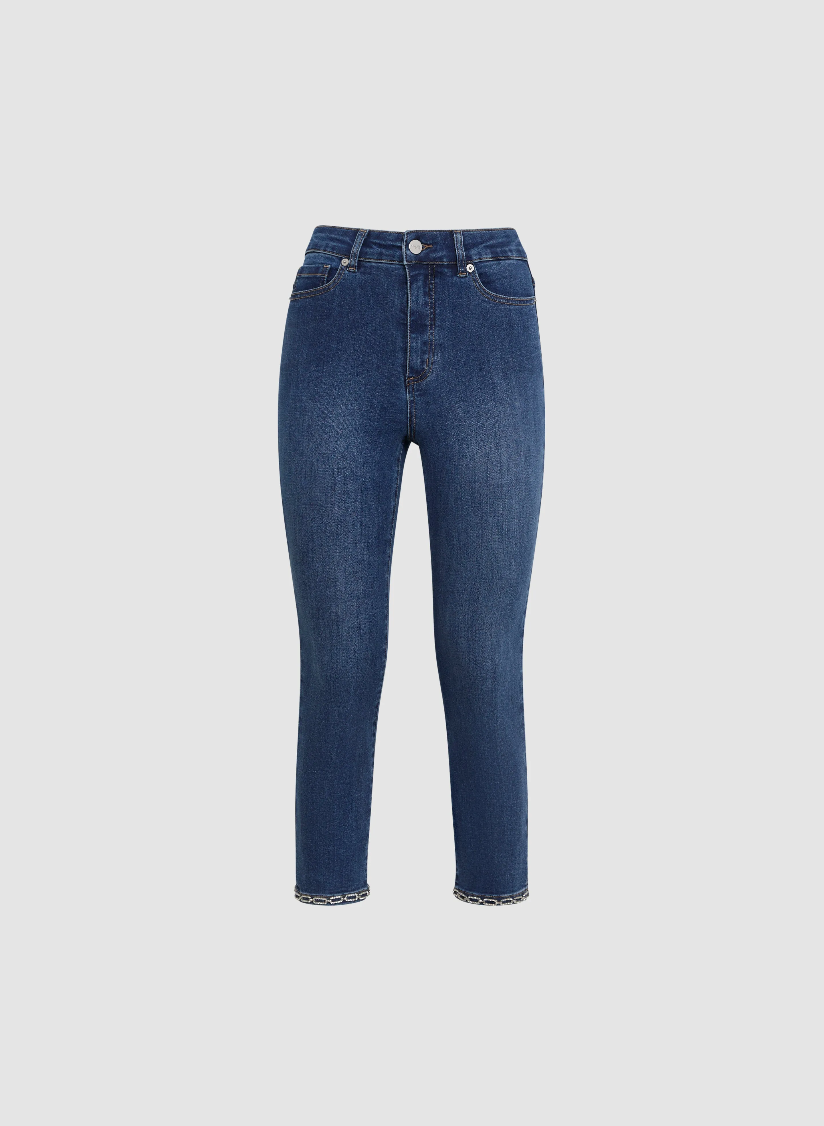 Slim Leg Denim Capris