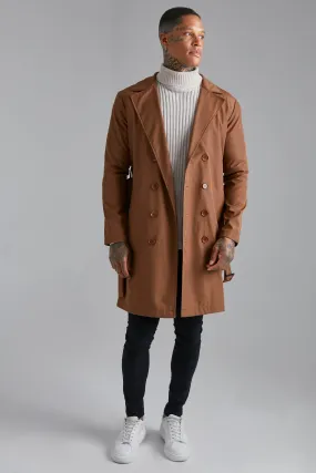 Smart Double Breasted Trench Coat | boohooMAN UK