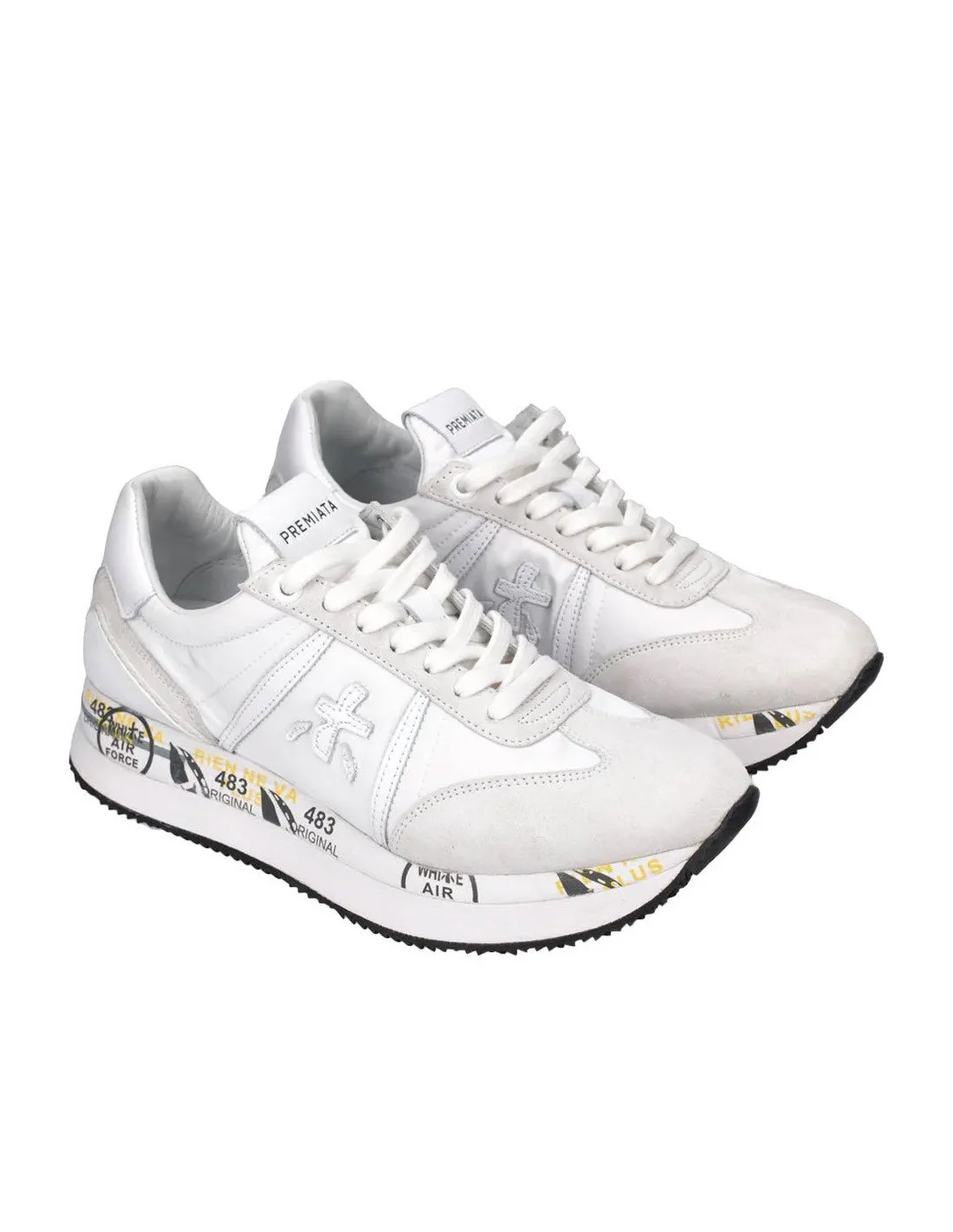 Sneakers Premiata donna Conny 5617 bianche