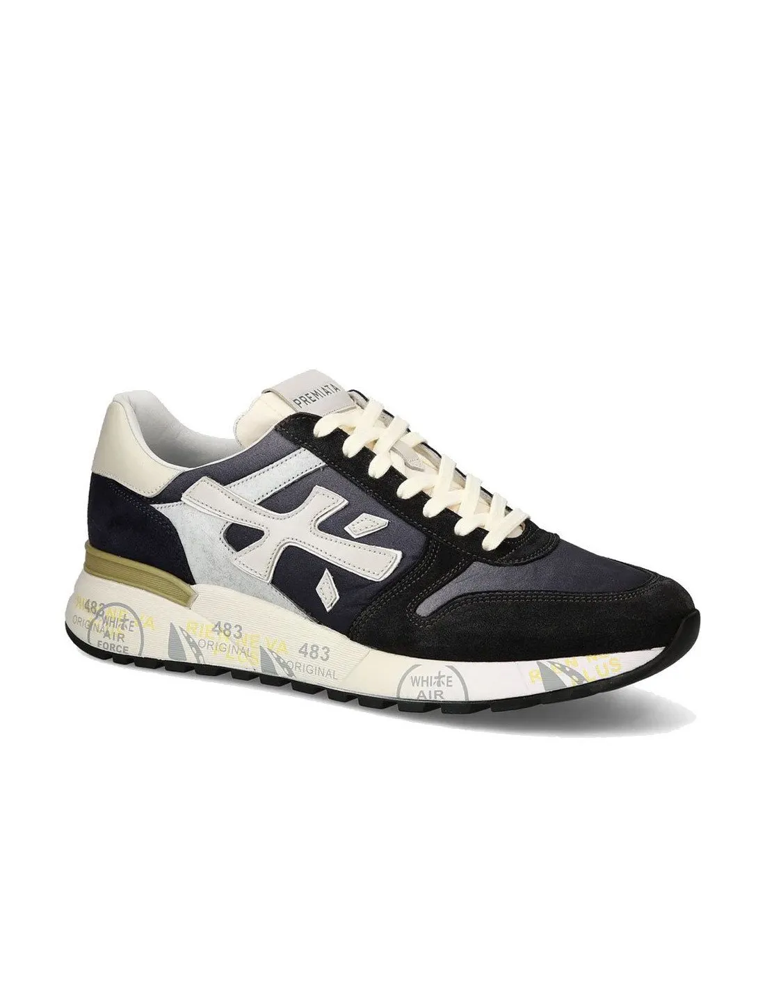 Sneakers Premiata uomo Mick 6618 nere