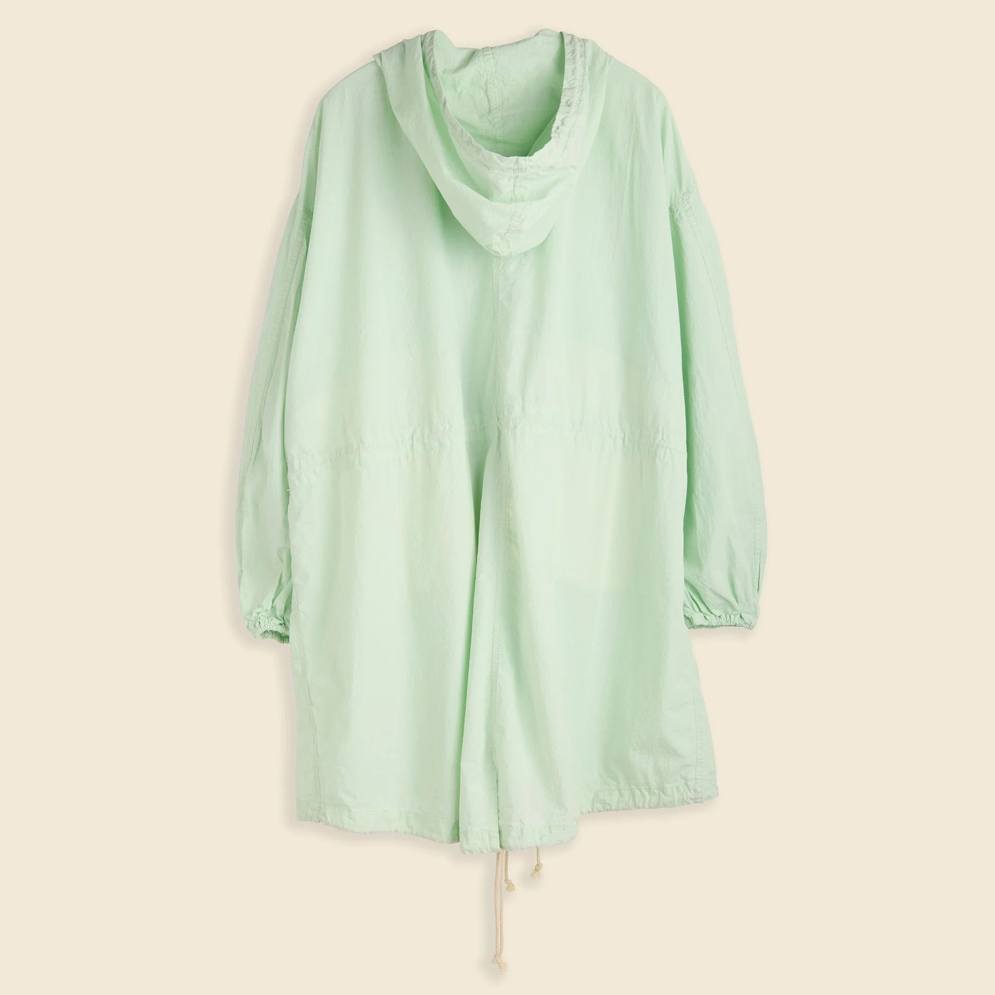 Spring Parka Coat - Mint Green