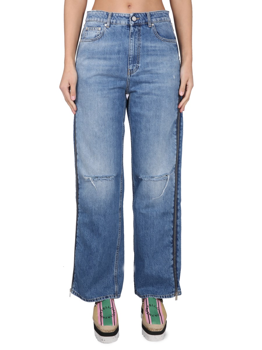 STELLA McCARTNEY    COTTON DENIM JEANS