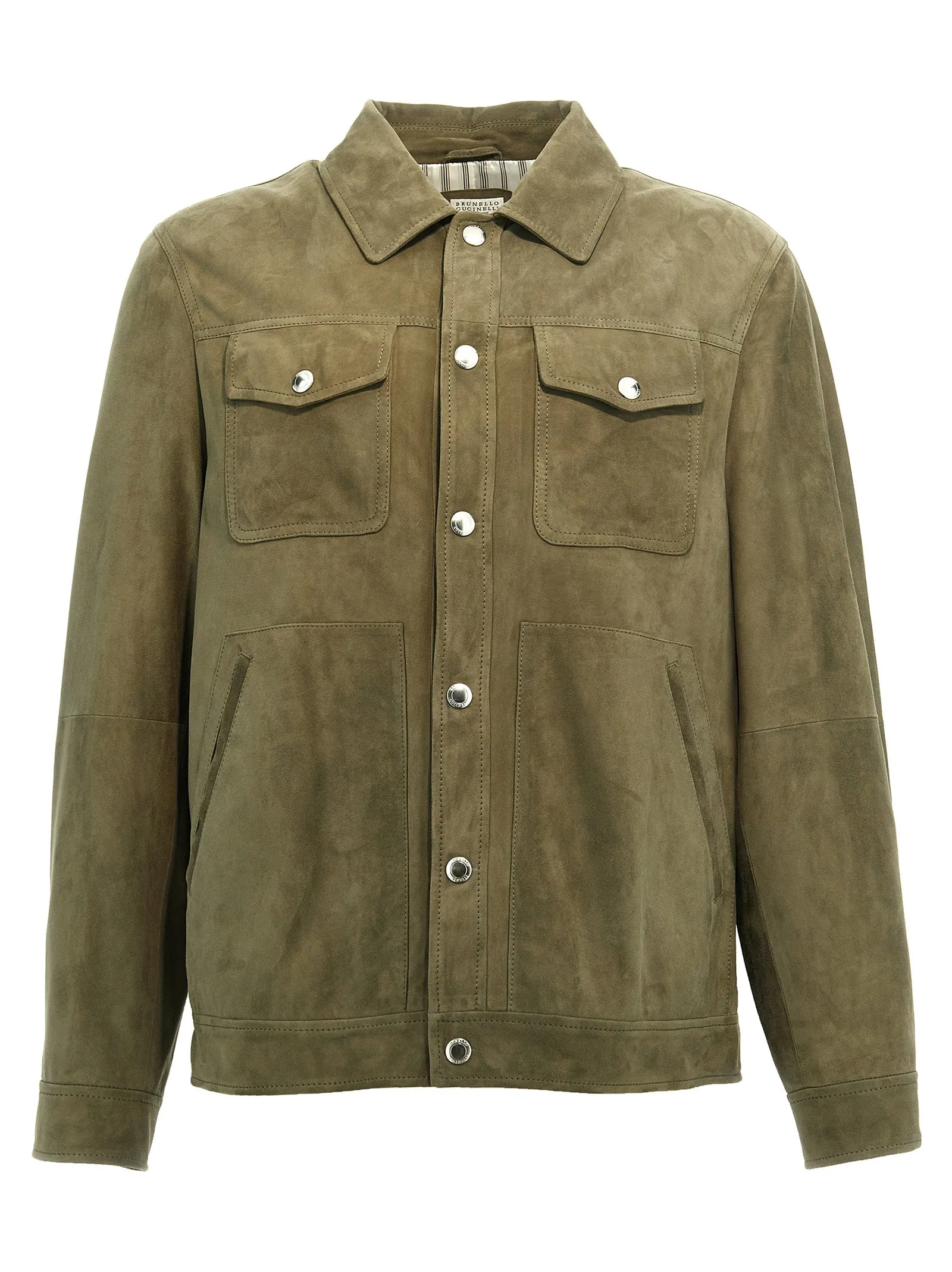 Suede Jacket Casual Jackets, Parka Green