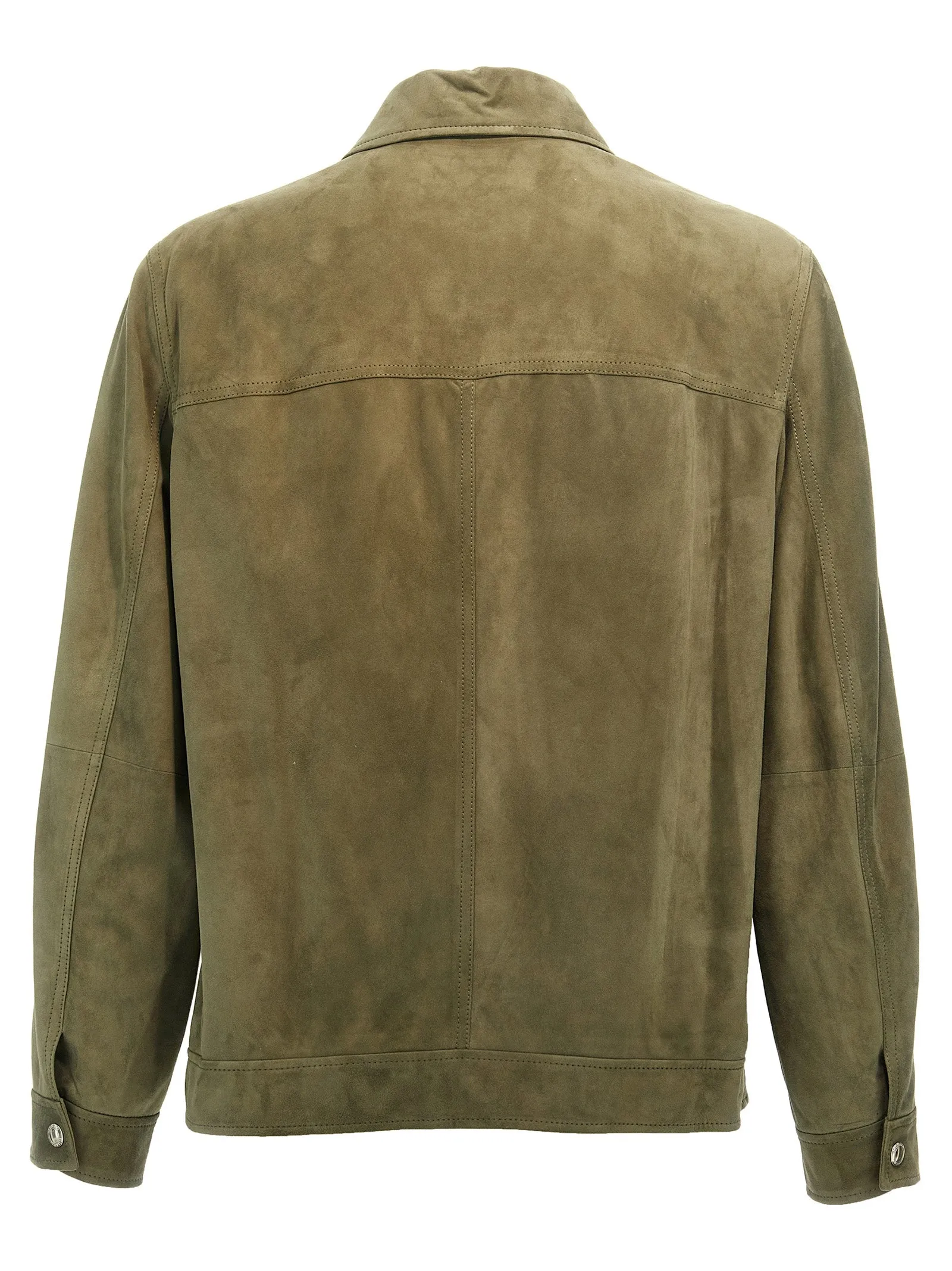 Suede Jacket Casual Jackets, Parka Green