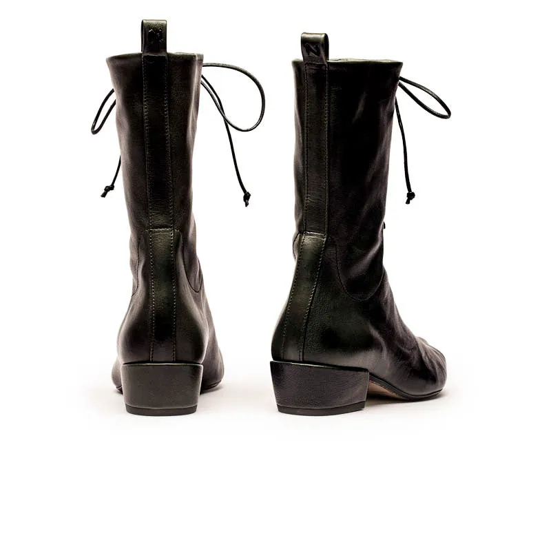 TANYA Black | Leather Boot