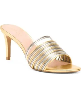 Tj Maxx Milani Leather Dress Heeled Sandals For Women