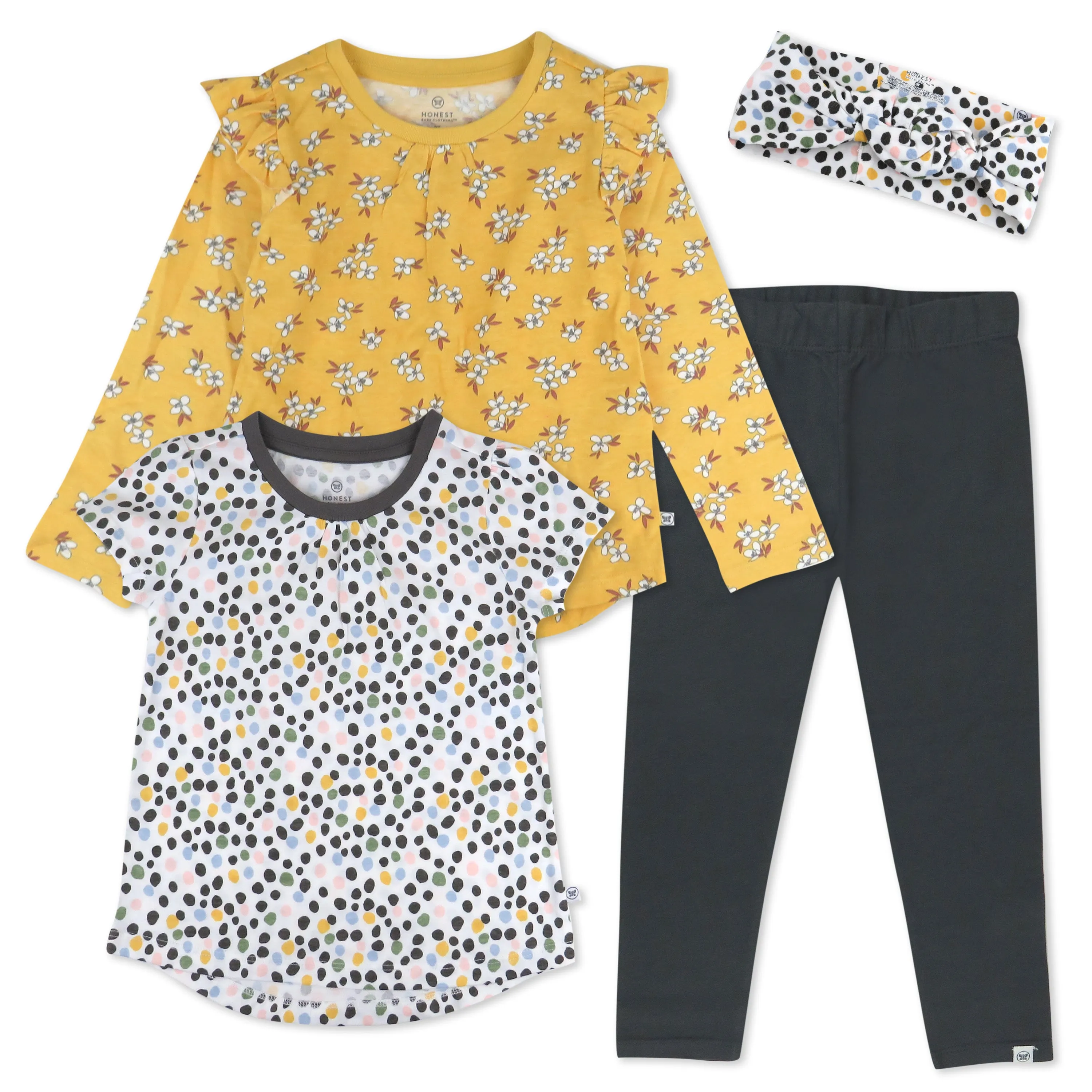 Toddler 4-Piece Organic Cotton Fall Fashion Bundle