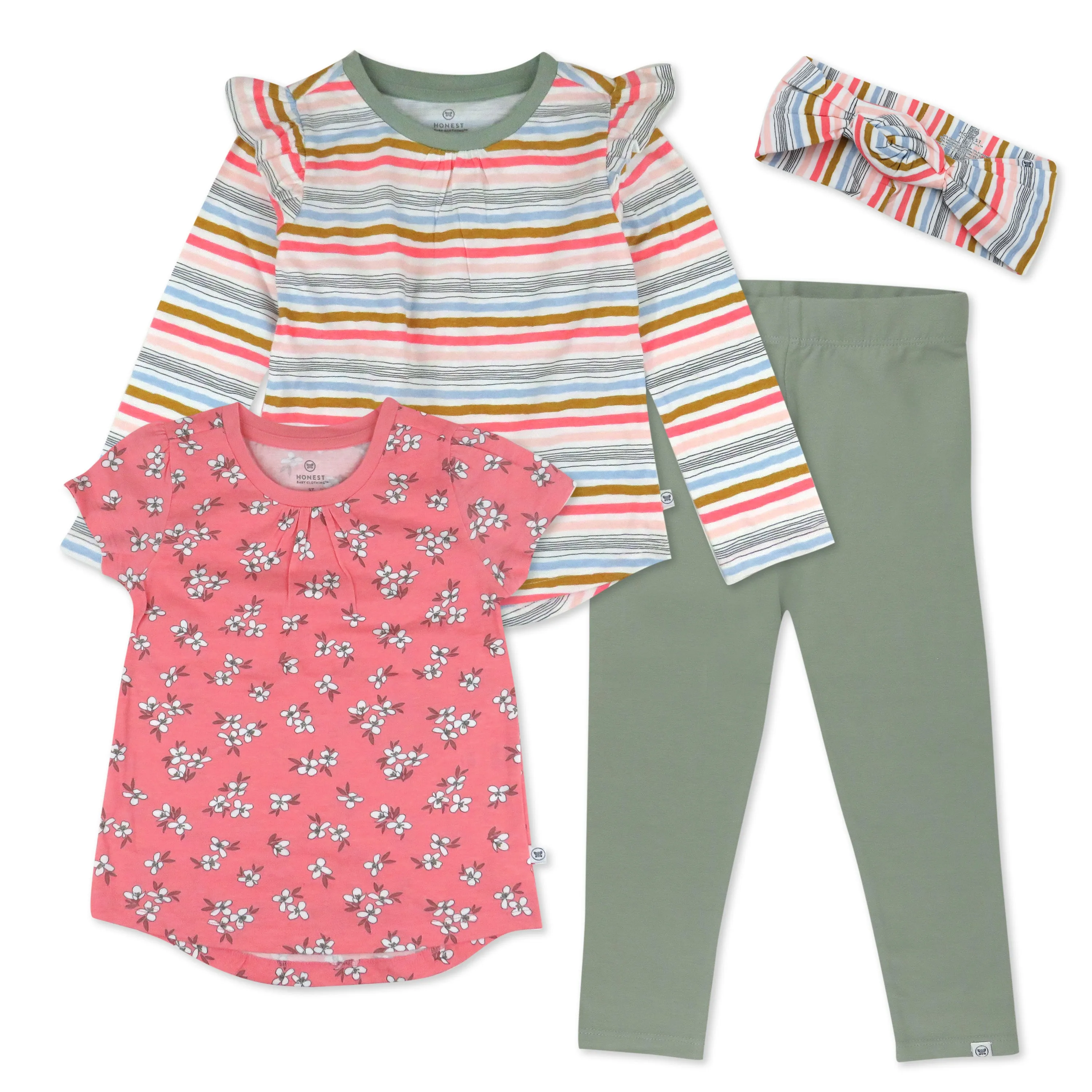 Toddler 4-Piece Organic Cotton Fall Fashion Bundle