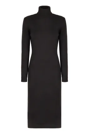 TOM FORD Luxurious Cashmere Sweater-Dress with Back Cut-Out