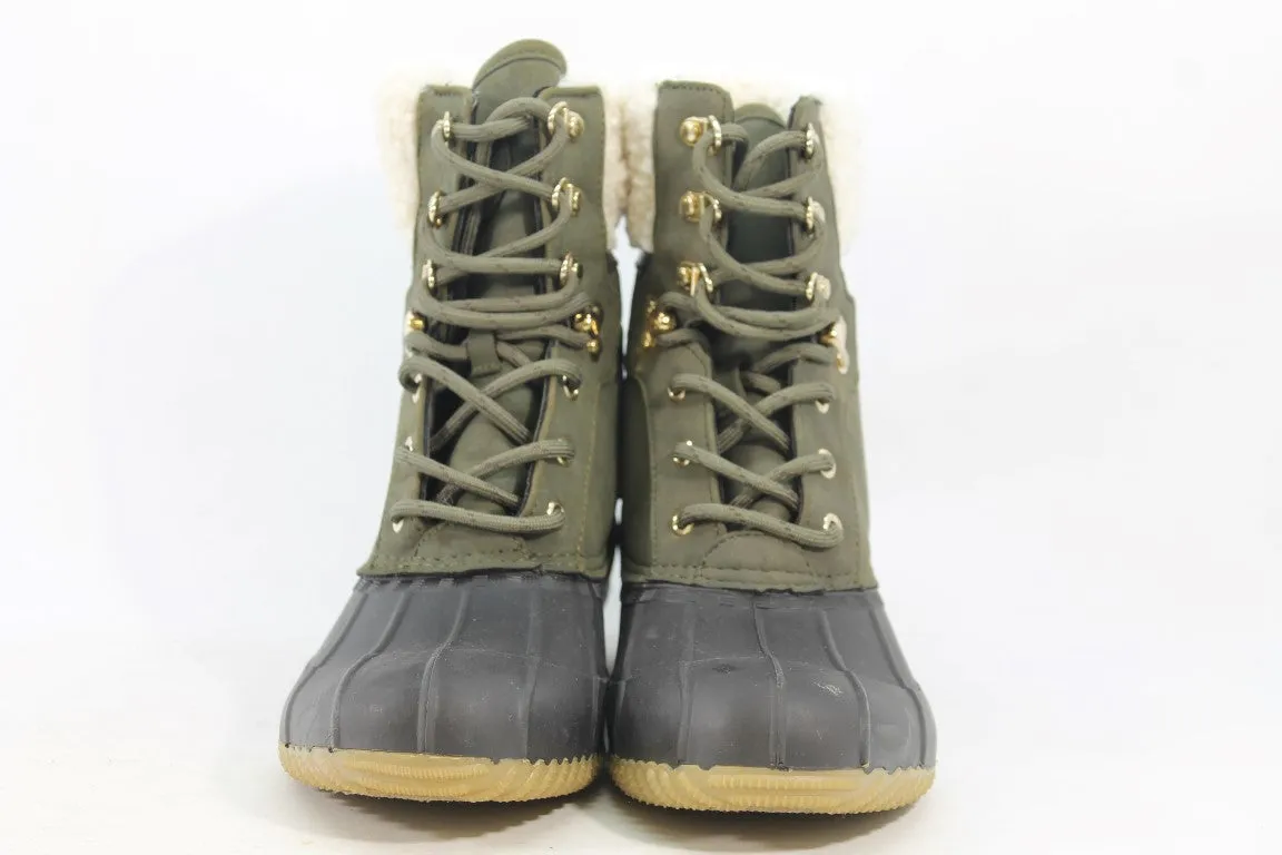 Tommy Hilfiger Rian Women's Green Boots 10M(ZAP19717)