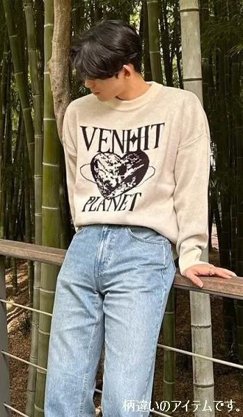 VENHIT  |Heart Unisex Street Style Long Sleeves Oversized Logo