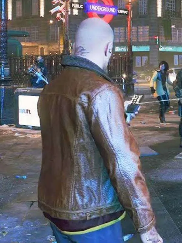 Watch Dogs Legion Leather Jacket - New American Jackets