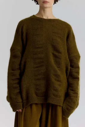 Waterfall Sweater - Dark Olive