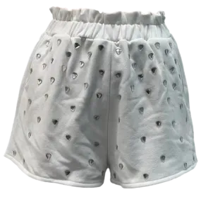 White Diamond Shorts - Adult