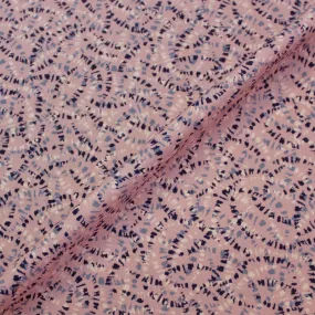 Wide Width Cotton Poplin - Plane Trails  - Plaster Pink